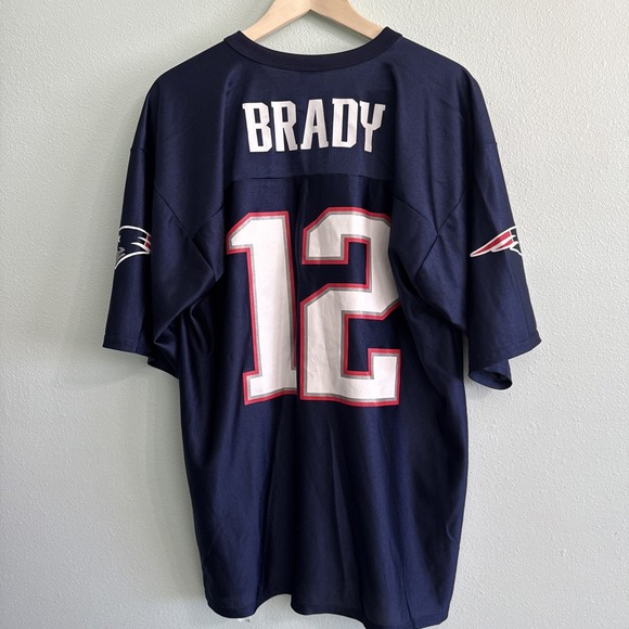 Tom Brady NFL Players Inc jersey Mens Large Rare classic Patriots BRADY jersey - Picture 6 of 9